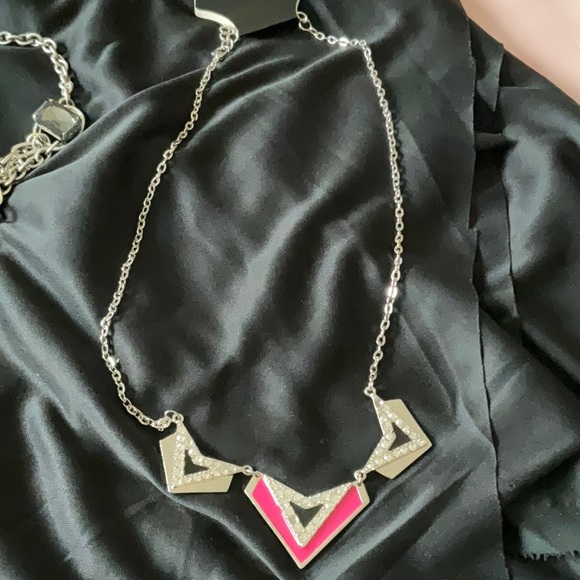 2 Silvertone Necklaces, One is Definitely Gothic looking🔥❤️💙💕💚♥️🔥🔥🔥🧡 - Picture 3 of 9